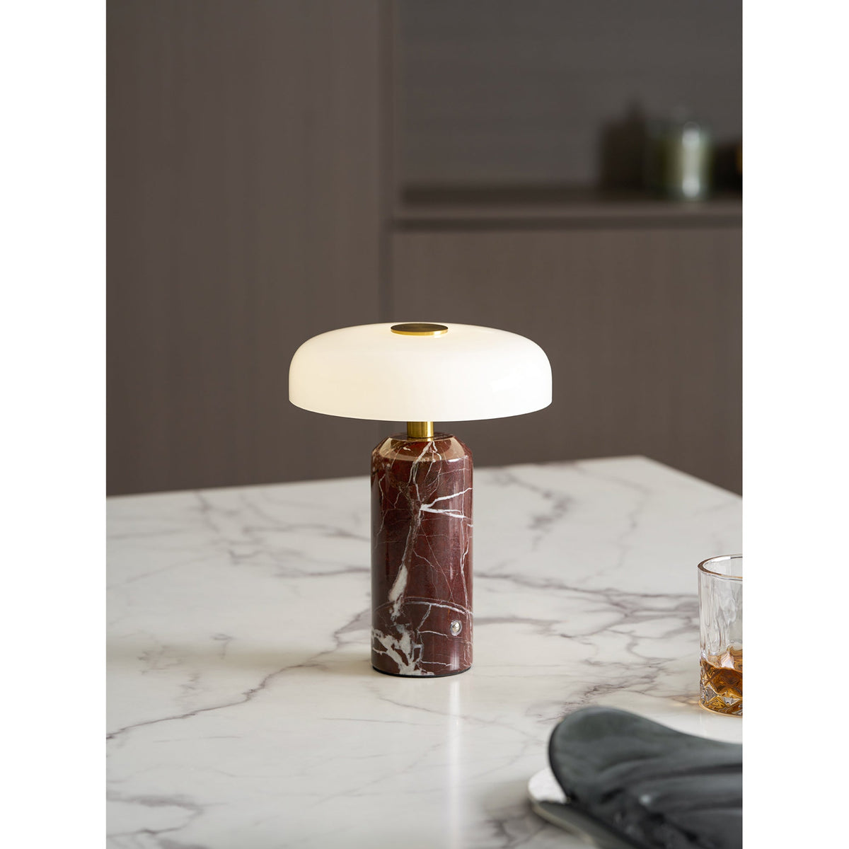Juniper Marble Cordless Table Lamp