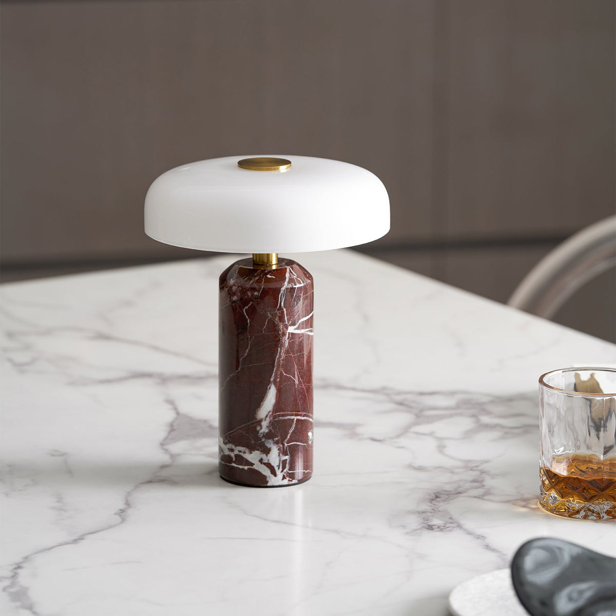 Juniper Marble Cordless Table Lamp
