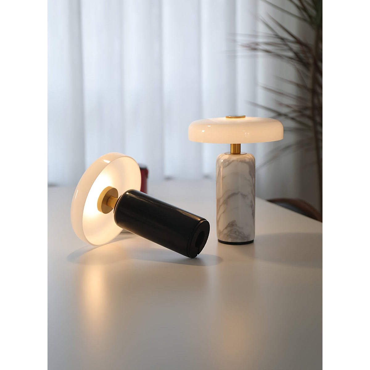 Juniper Marble Cordless Table Lamp