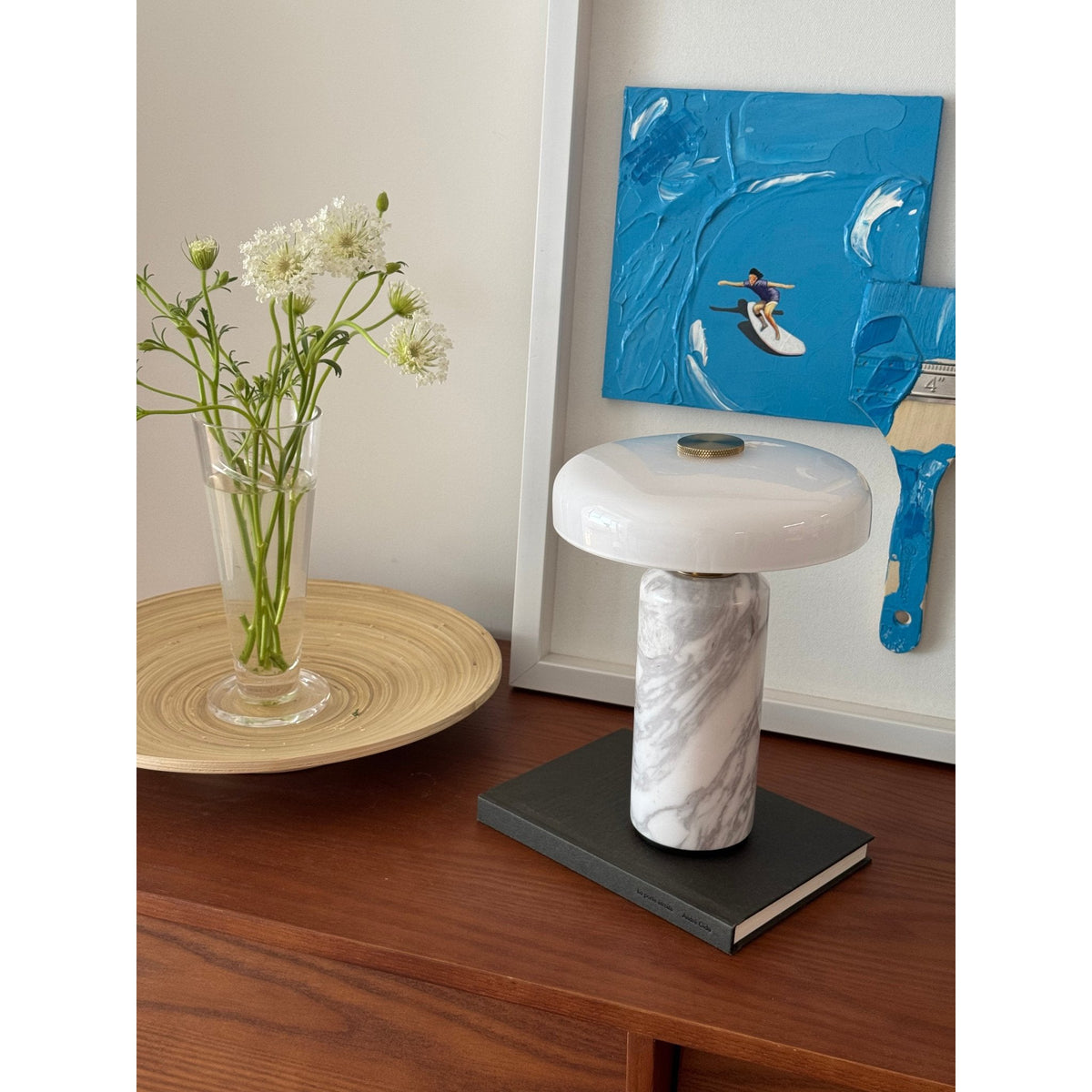 Juniper Marble Cordless Table Lamp