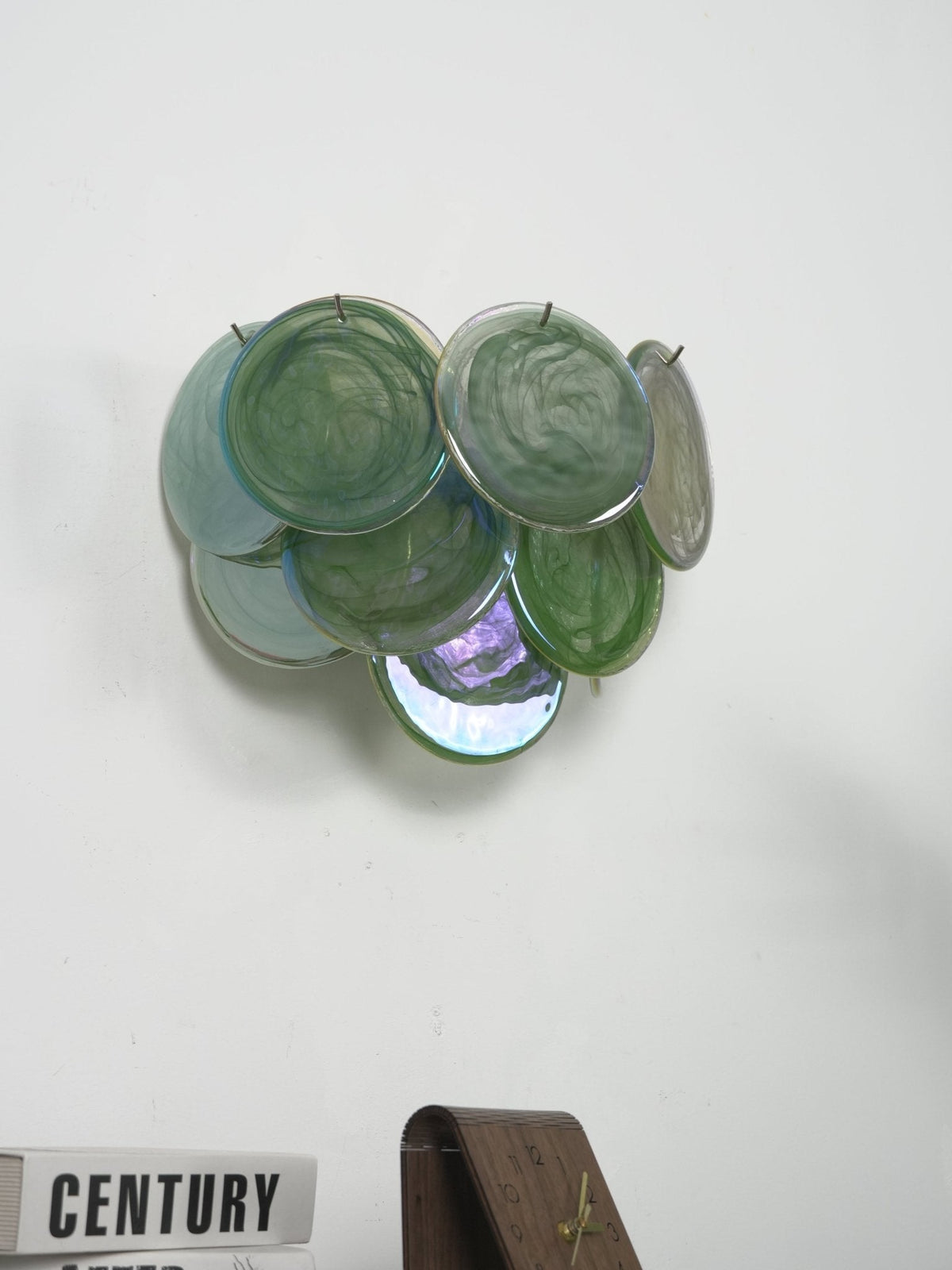 Gajin Disc Glass Indoor Wall Light