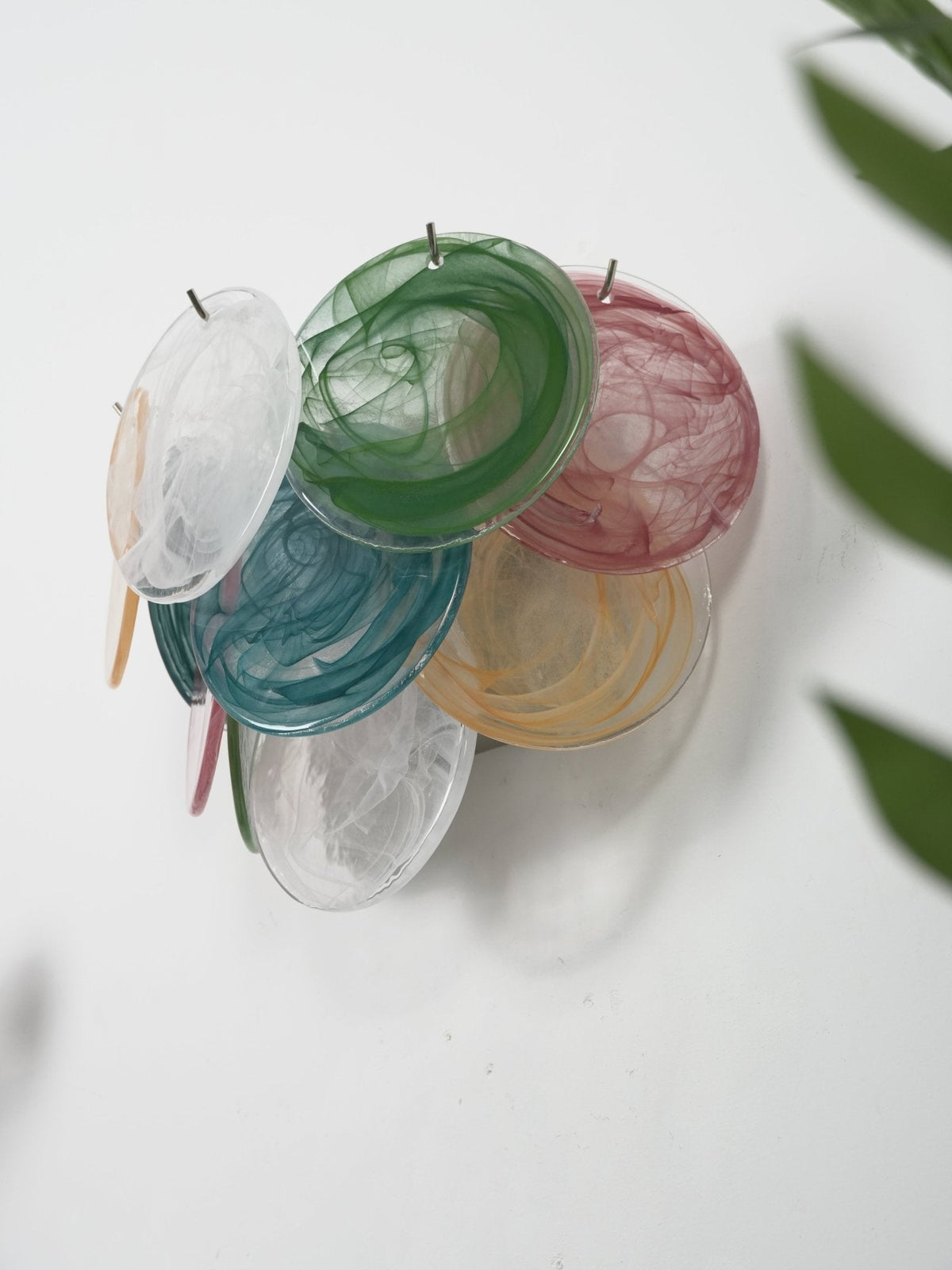 Gajin Disc Glass Indoor Wall Light