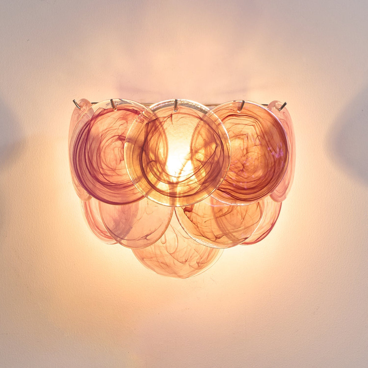 Gajin Disc Glass Indoor Wall Light