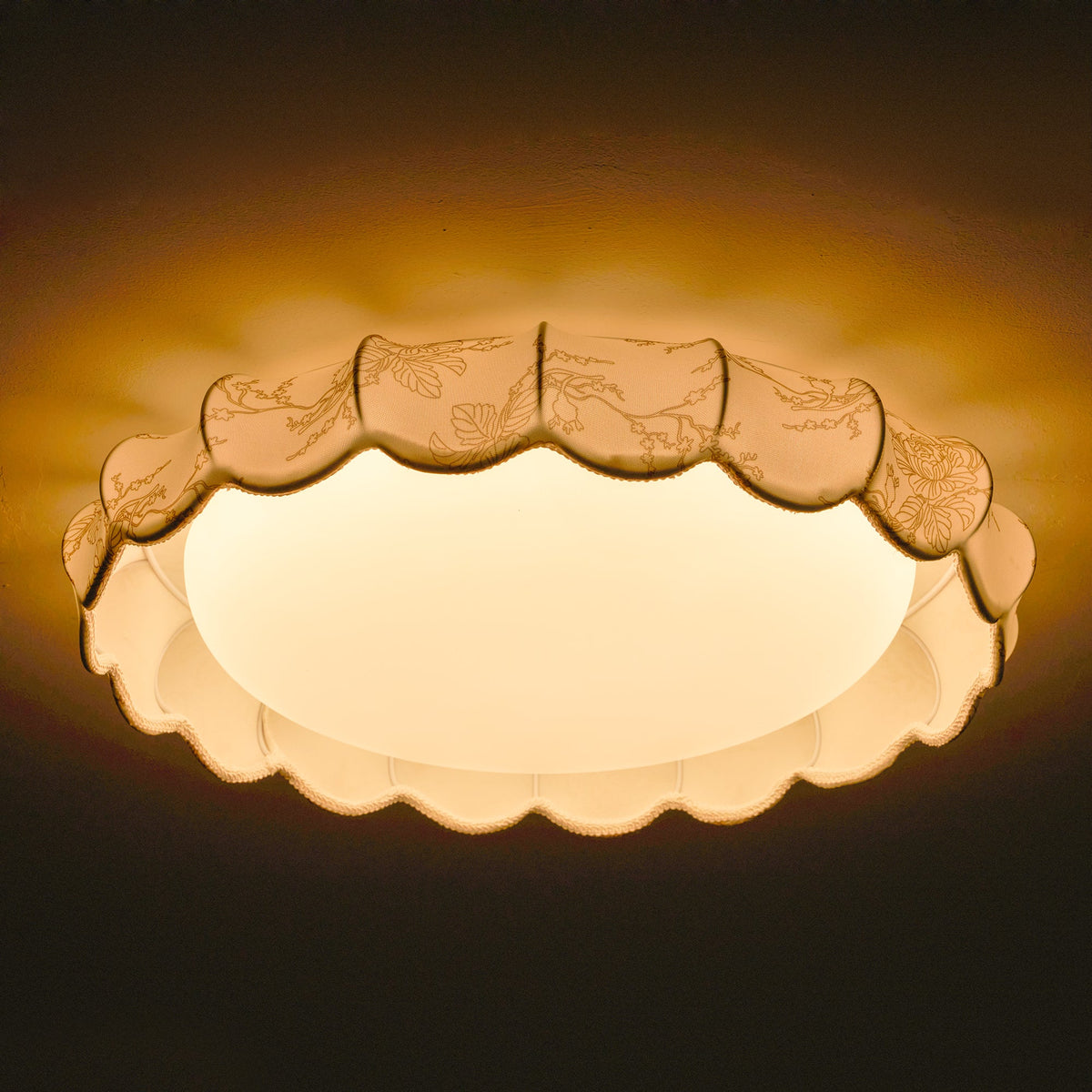 Fogan Lunaria Veil Flush Mount Ceiling Light