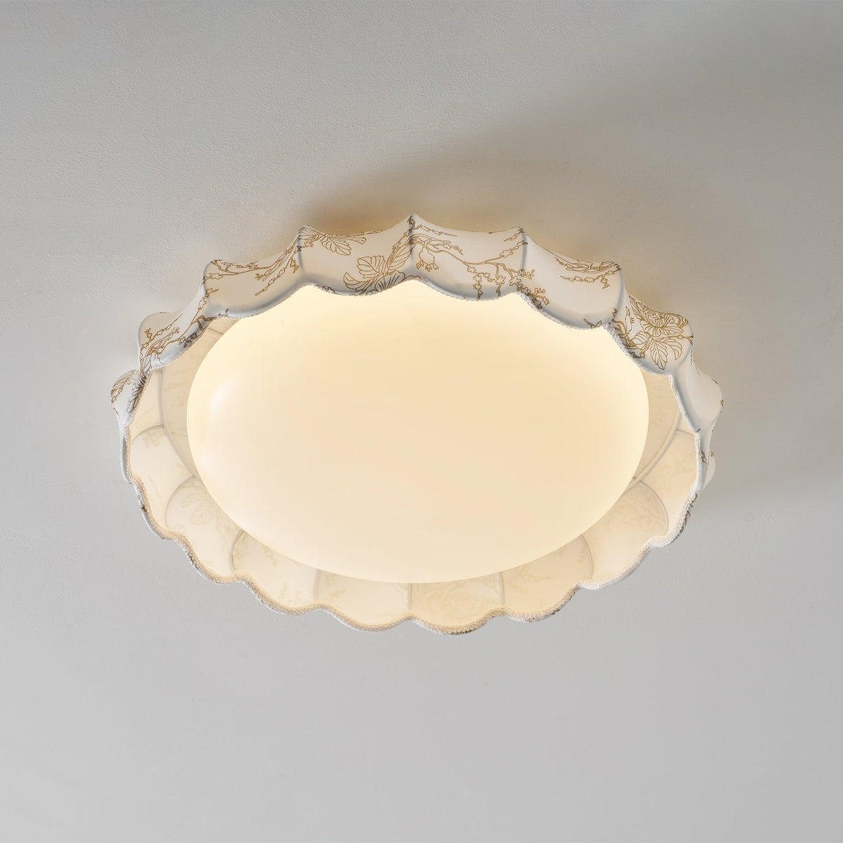 Fogan Lunaria Veil Flush Mount Ceiling Light