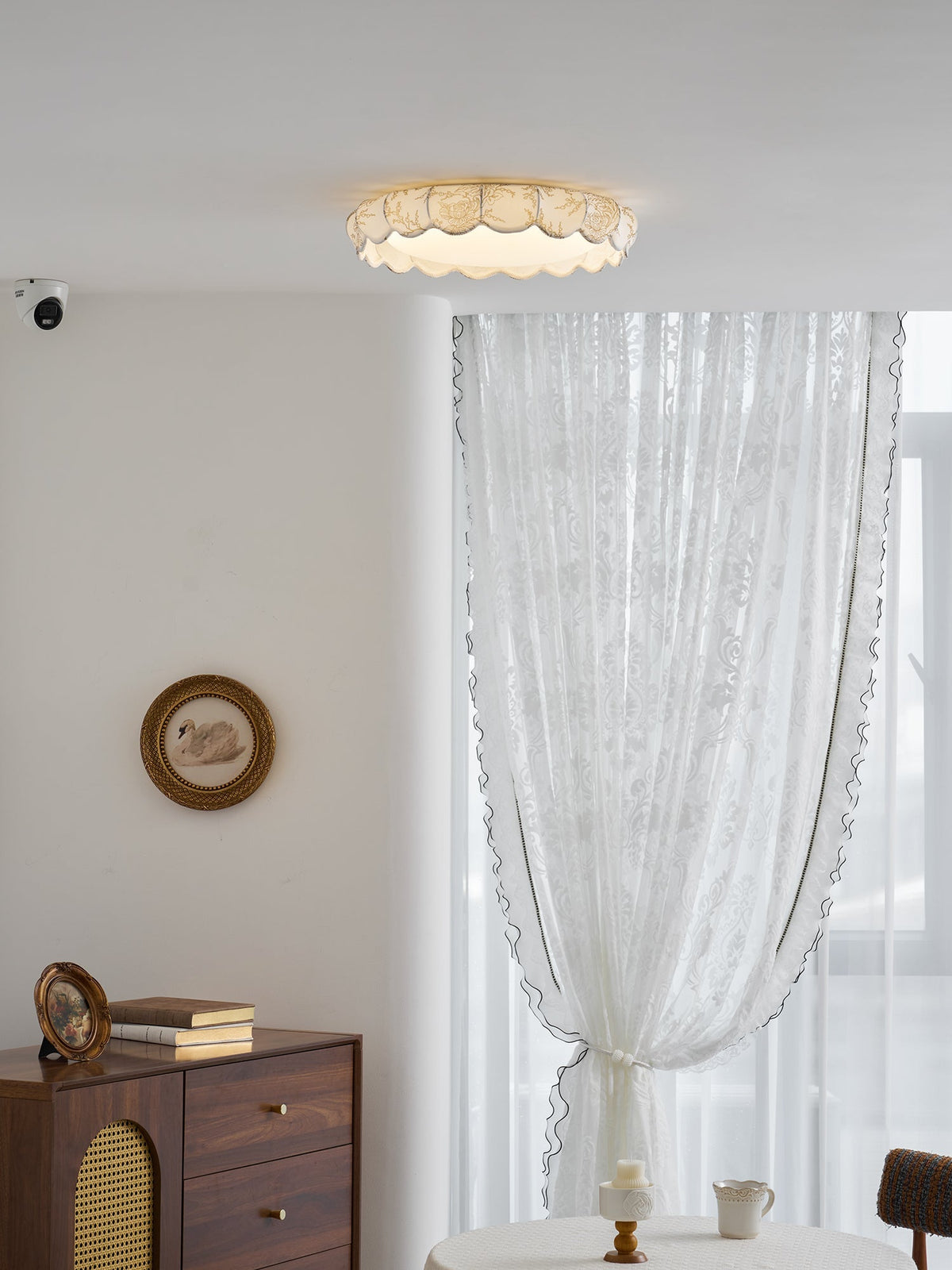 Fogan Lunaria Veil Flush Mount Ceiling Light