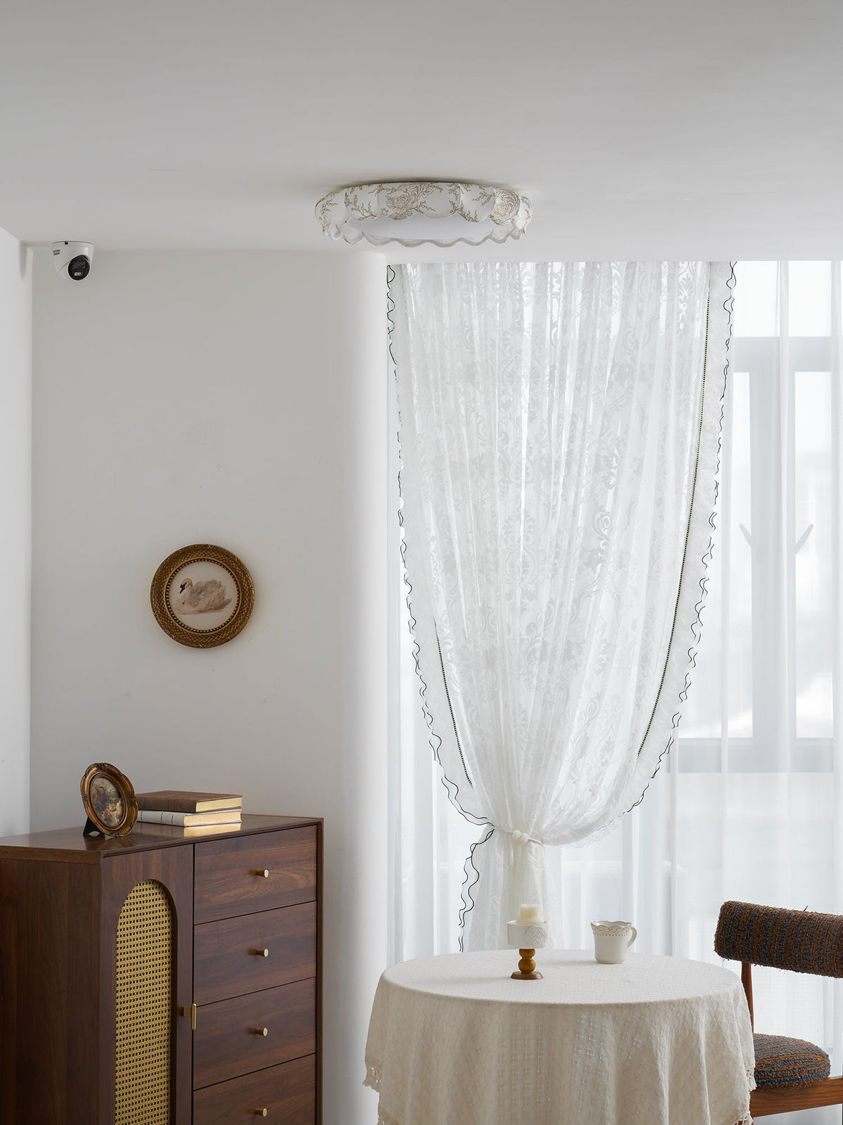 Fogan Lunaria Veil Flush Mount Ceiling Light