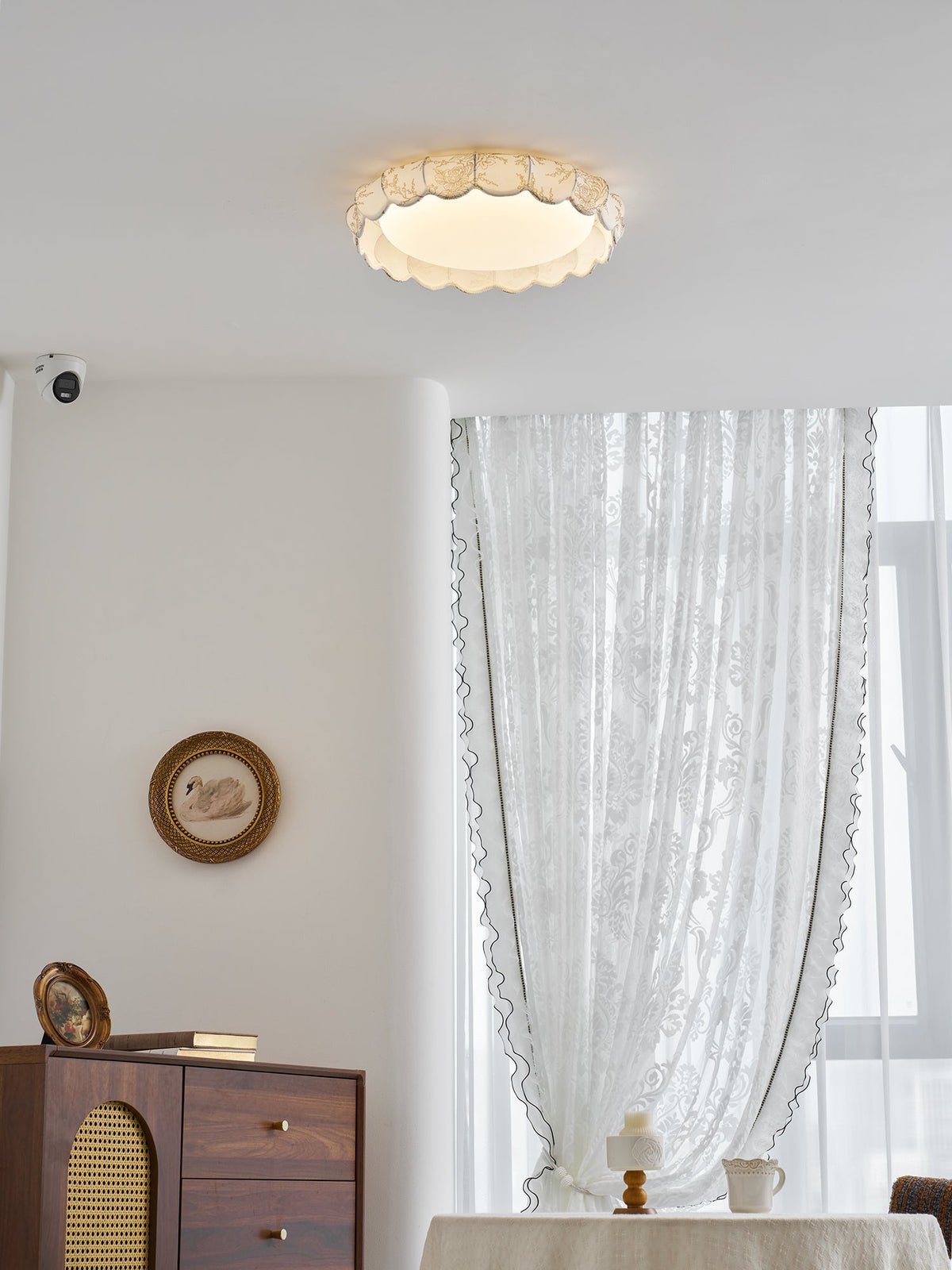 Fogan Lunaria Veil Flush Mount Ceiling Light