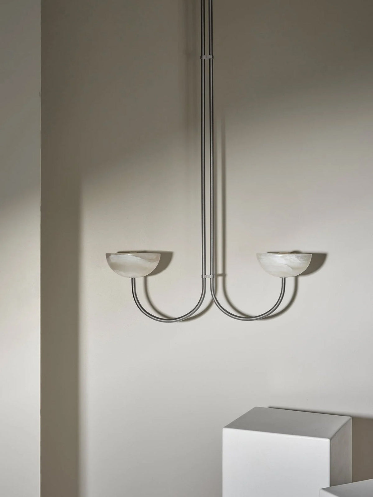 Hartvik Duo Pendant Lamp Alabaster