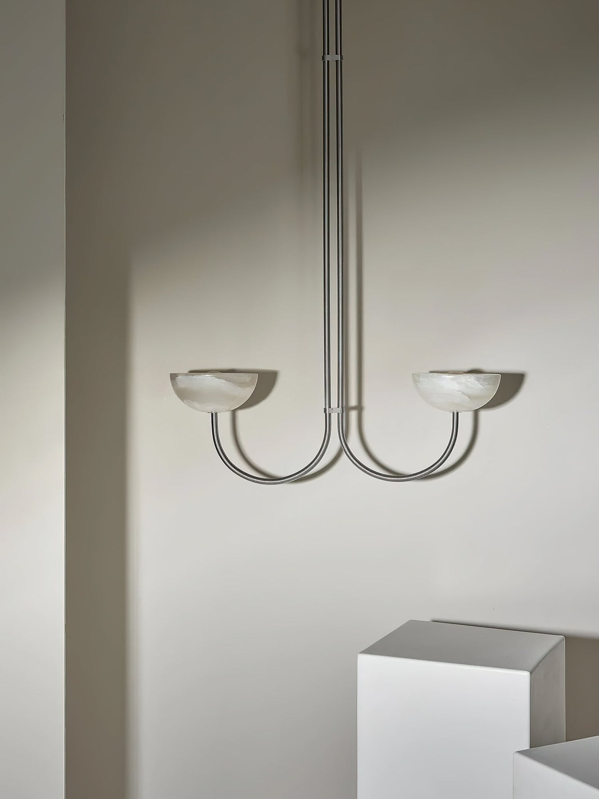 Hartvik Duo Pendant Lamp Alabaster