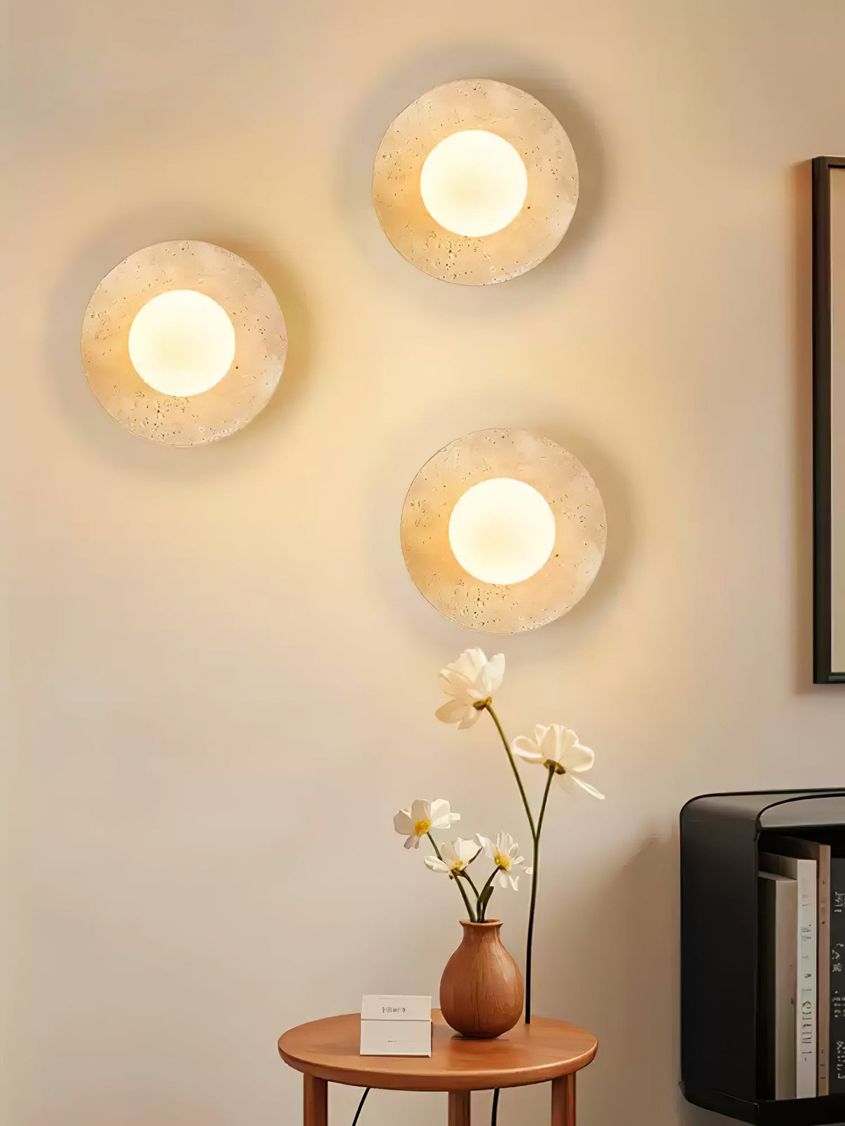 Sereella Travertine Ceiling Light
