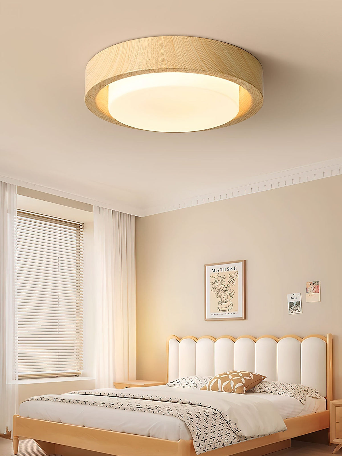 Sylaeon Minimalist Wood Ceiling Light