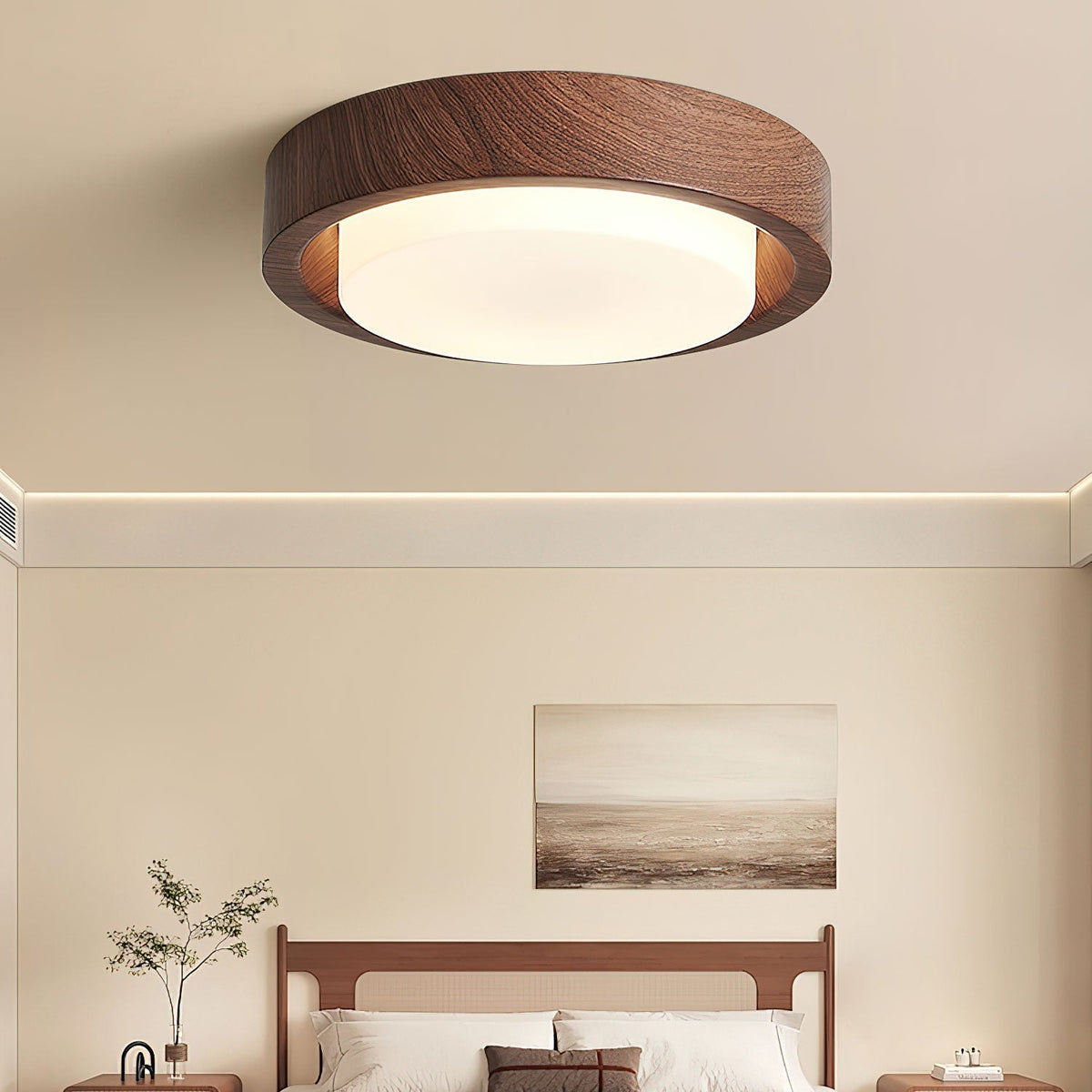 Sylaeon Minimalist Wood Ceiling Light