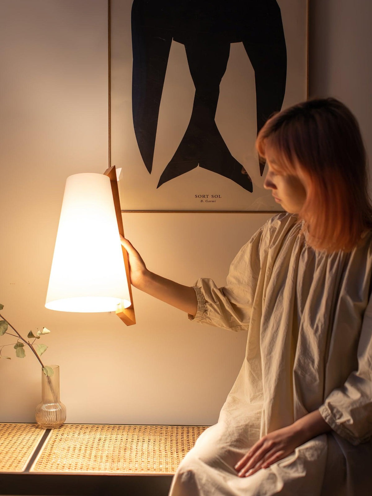 Miriam Modern Minimalist Plastic Wall Lamp