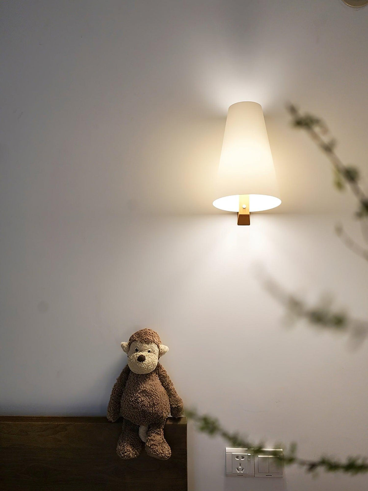 Miriam Modern Minimalist Plastic Wall Lamp