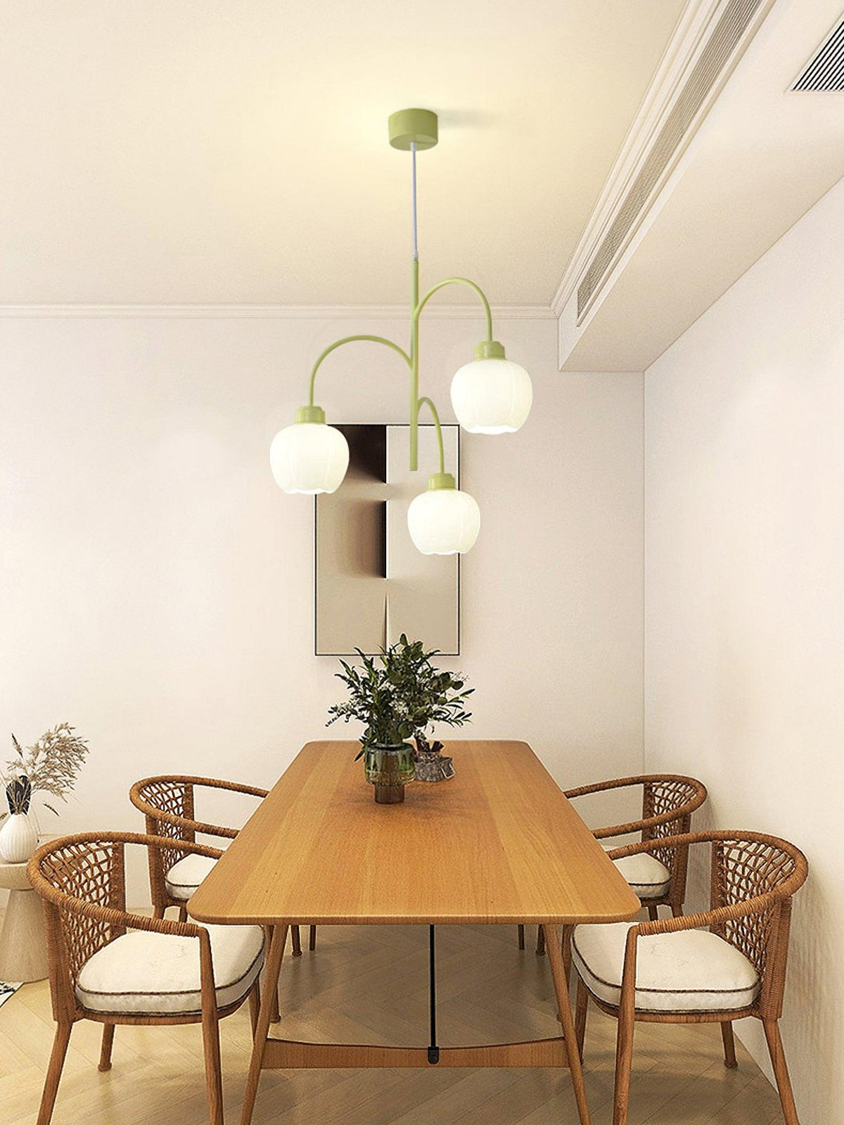 Pane Chandelier Flower Petal Modern