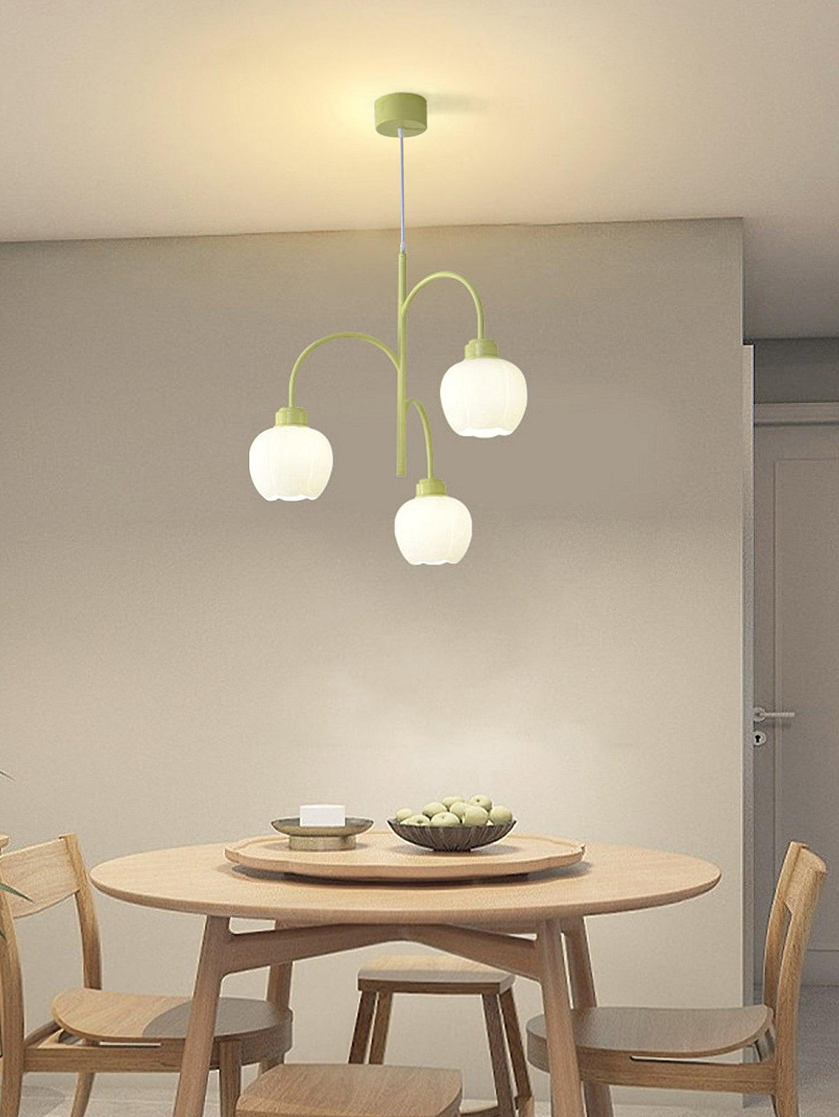 Pane Chandelier Flower Petal Modern