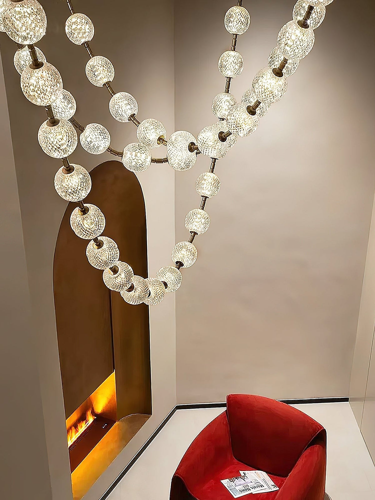 Esiena Strand Necklace Chandelier