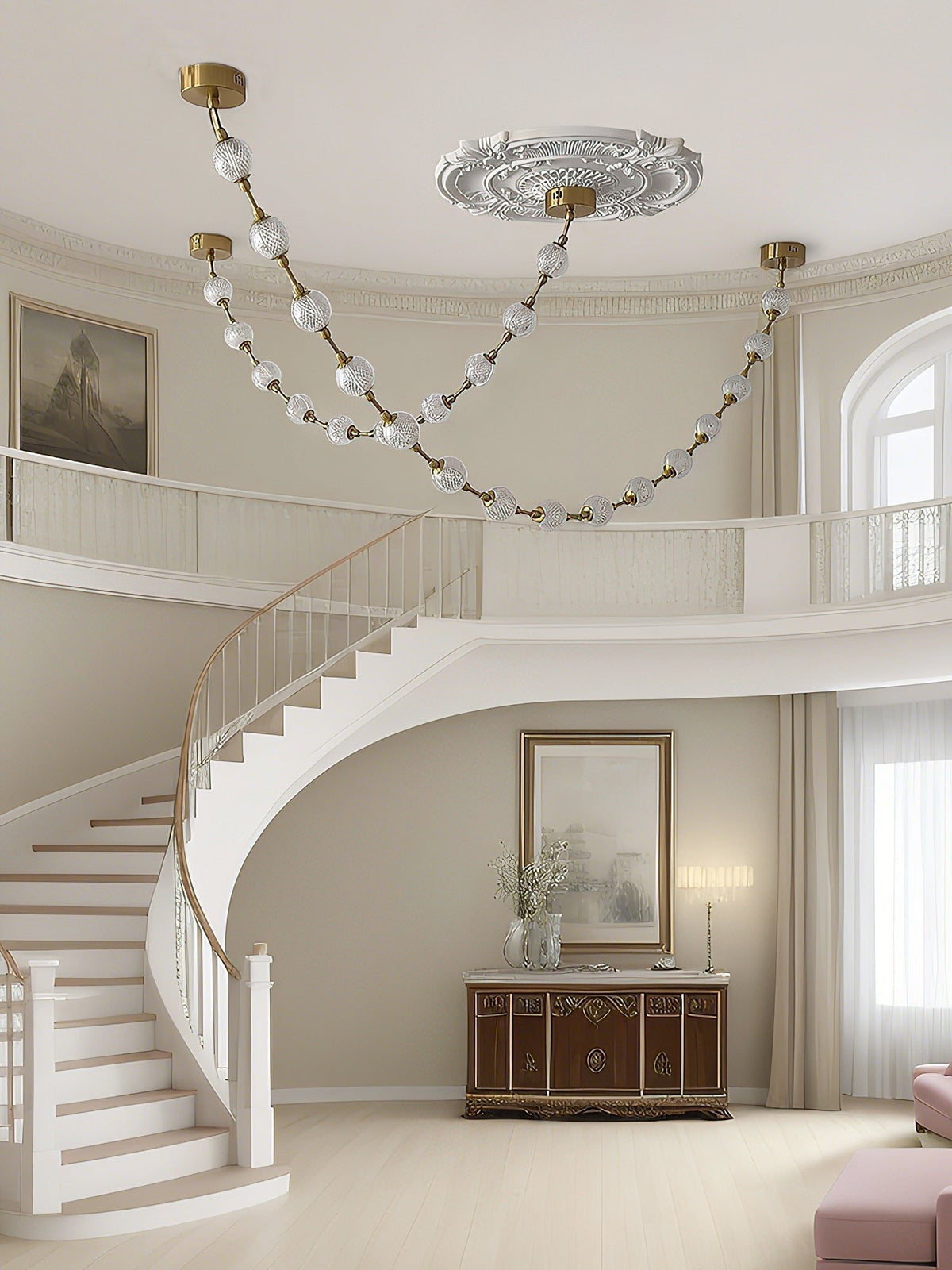 Esiena Strand Necklace Chandelier