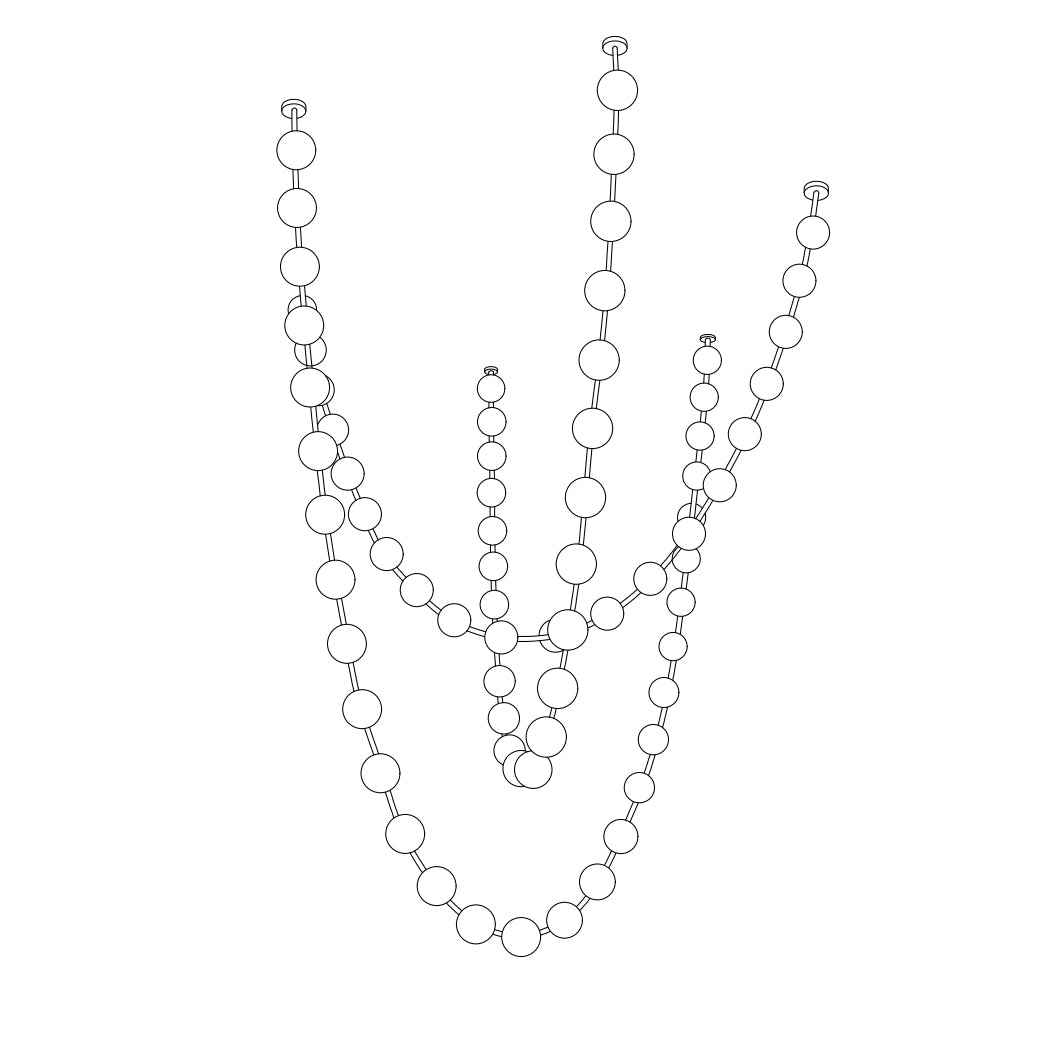 Esiena Strand Necklace Chandelier