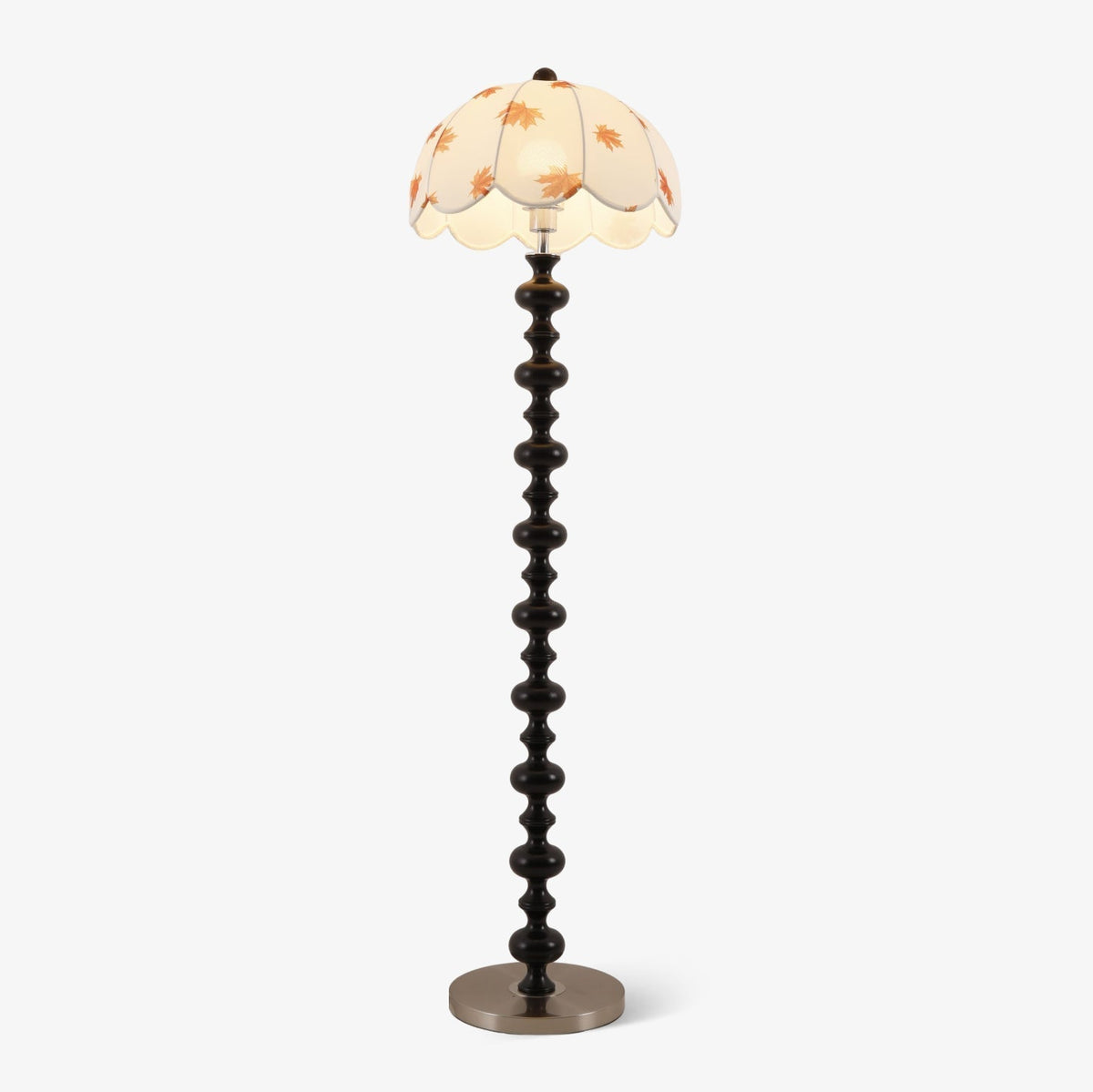 Autumn Wood Fabric Elegant Floor Lamp