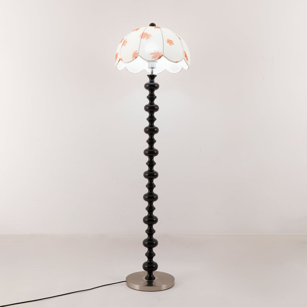 Autumn Wood Fabric Elegant Floor Lamp