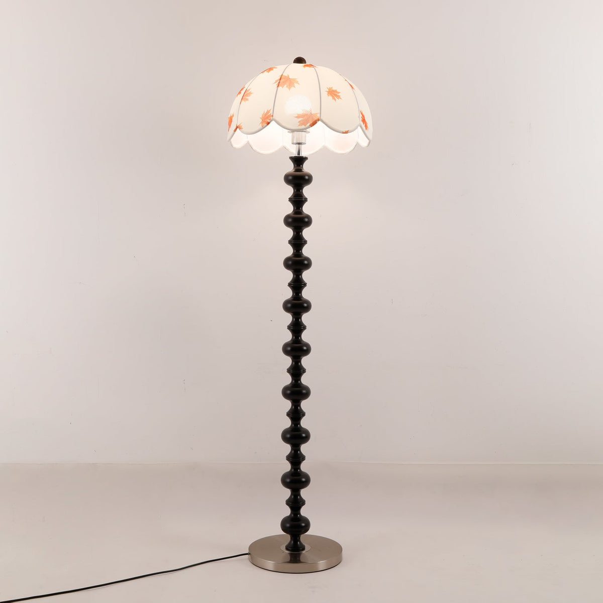 Autumn Wood Fabric Elegant Floor Lamp