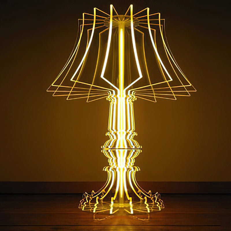 Elmariel Sculptural Acrylic Table Lamp