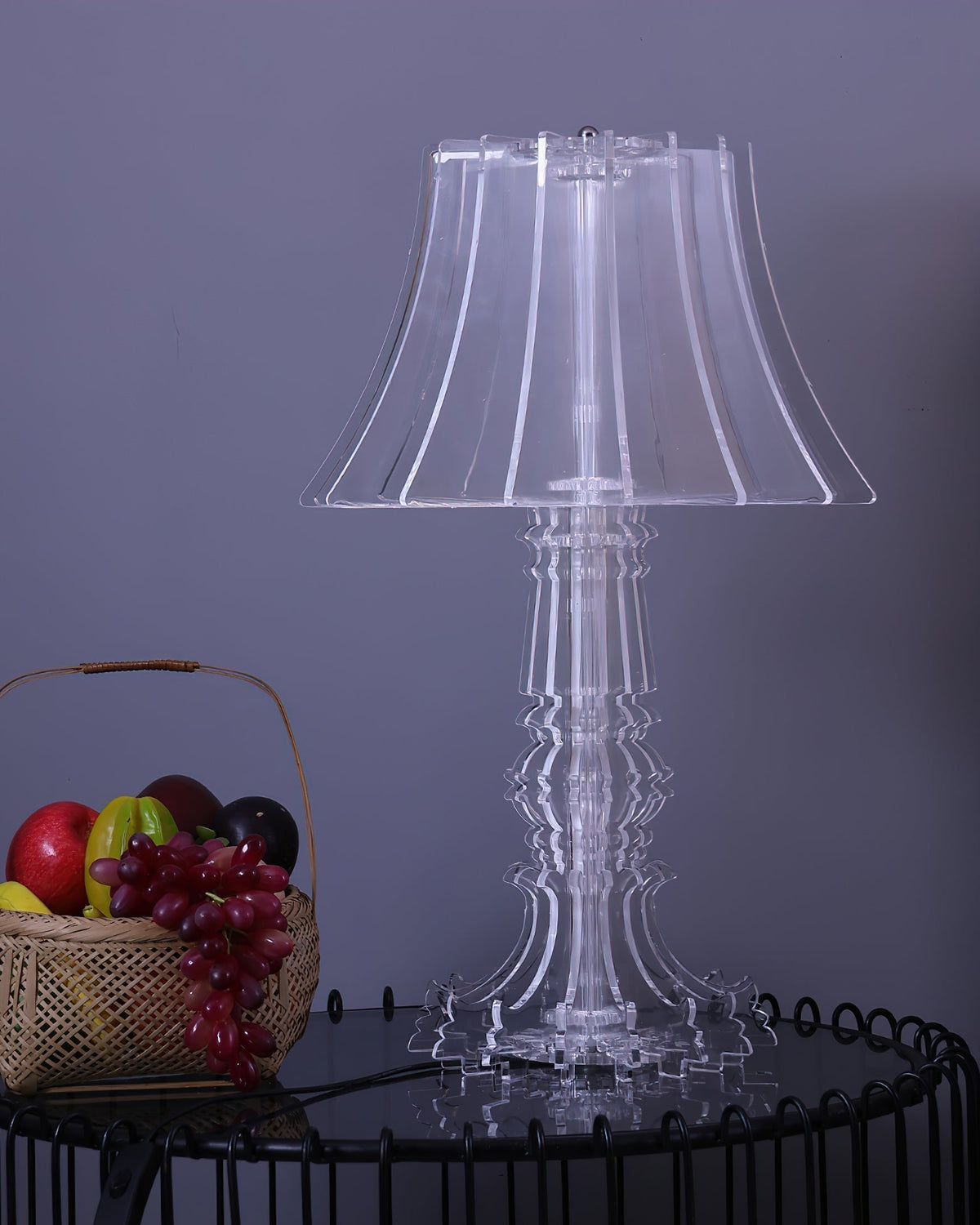 Elmariel Sculptural Acrylic Table Lamp
