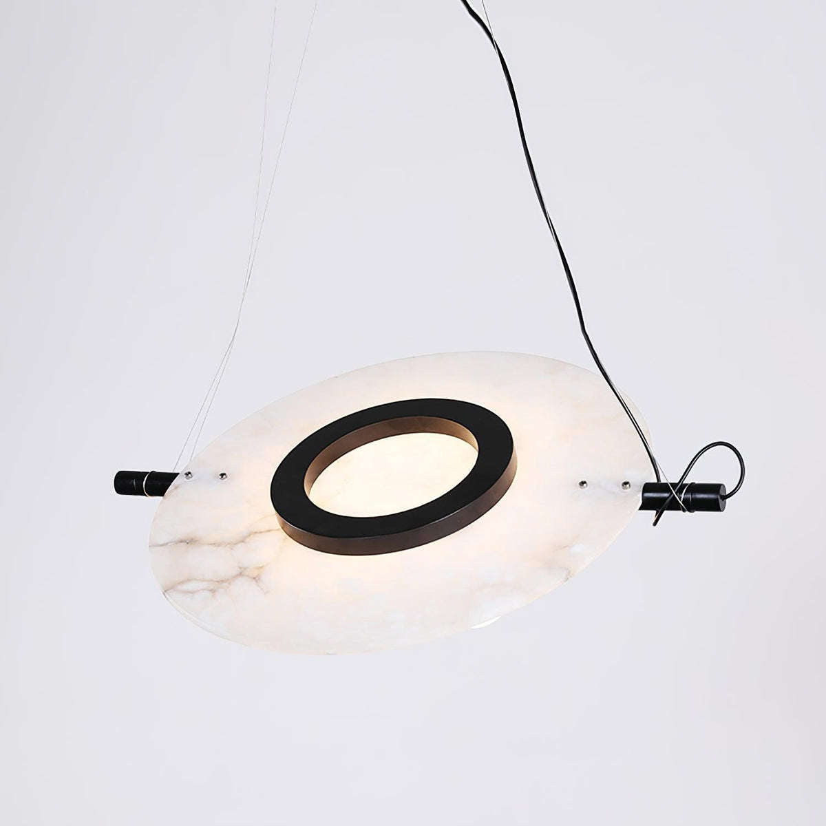 Imirila Disc Shaped Glass Pendant Light
