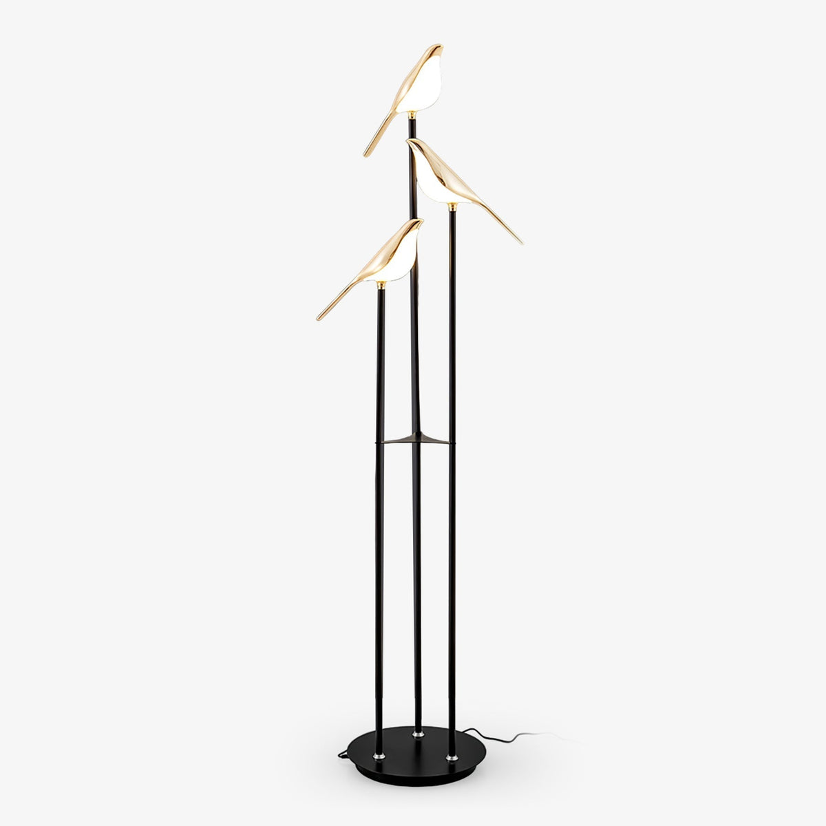 Vont Art Deco Brass Floor Lamp