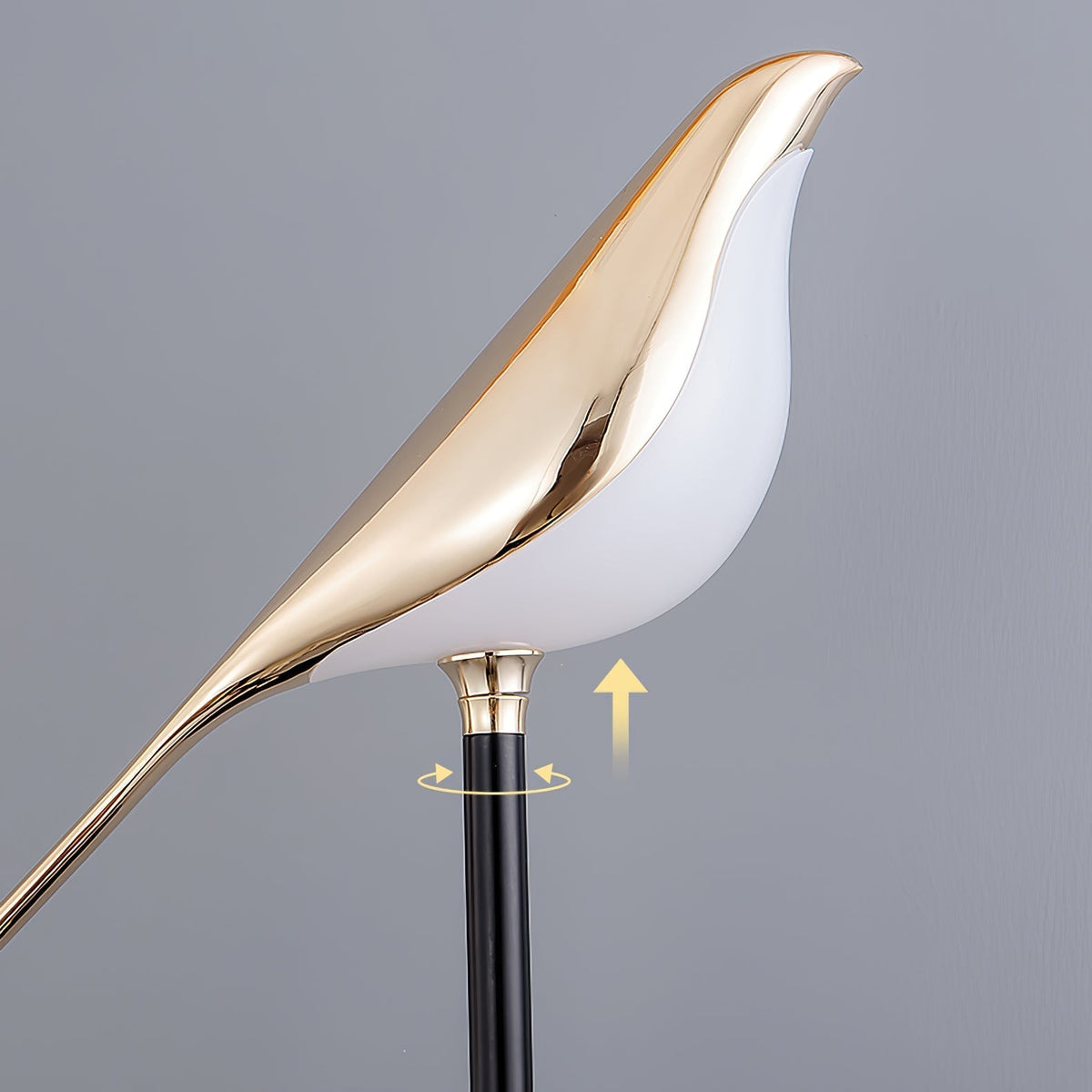 Vont Art Deco Brass Floor Lamp