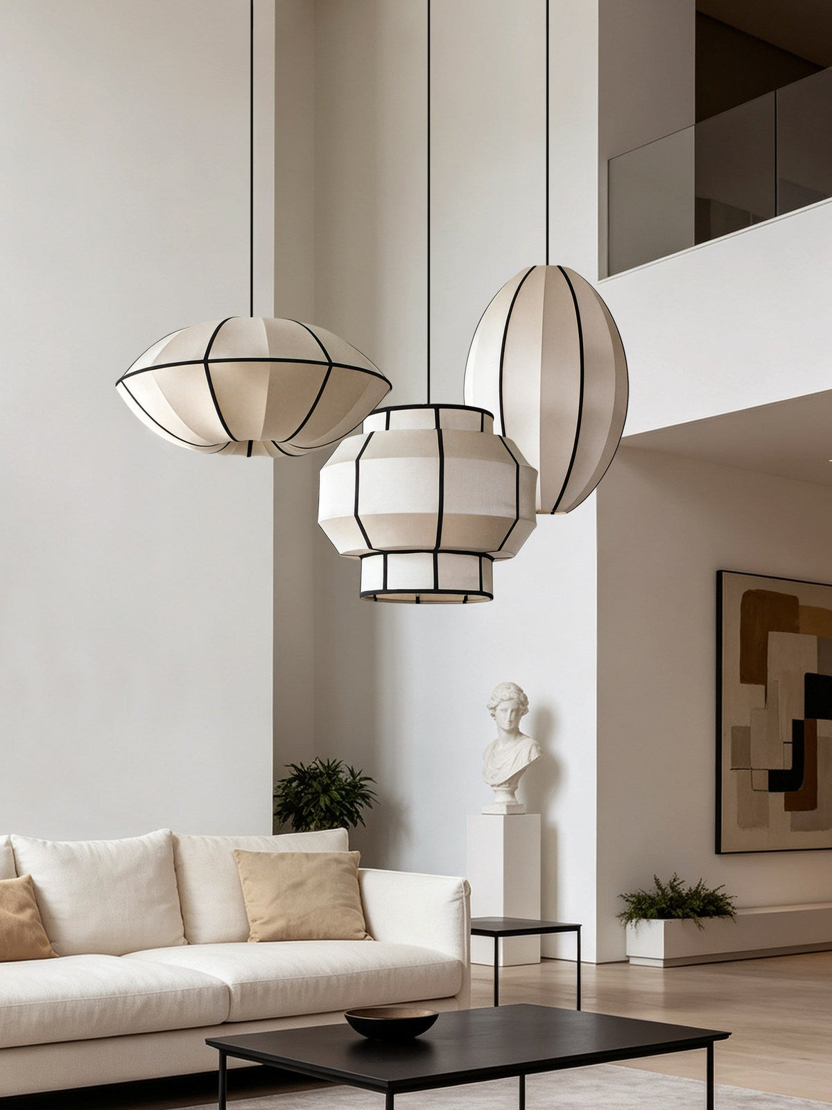 Southvale3 Fabric Pendant Lamp