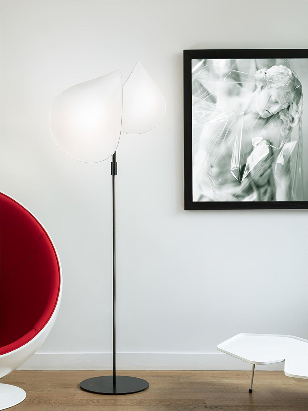 Linivora Modern Fabric Floor Lamp