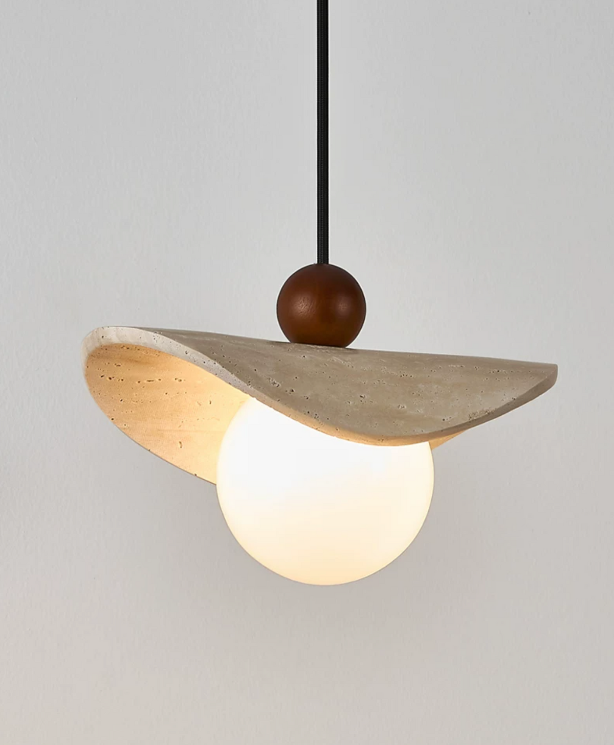 Jorwick Travertine Bead Pendant Lamp