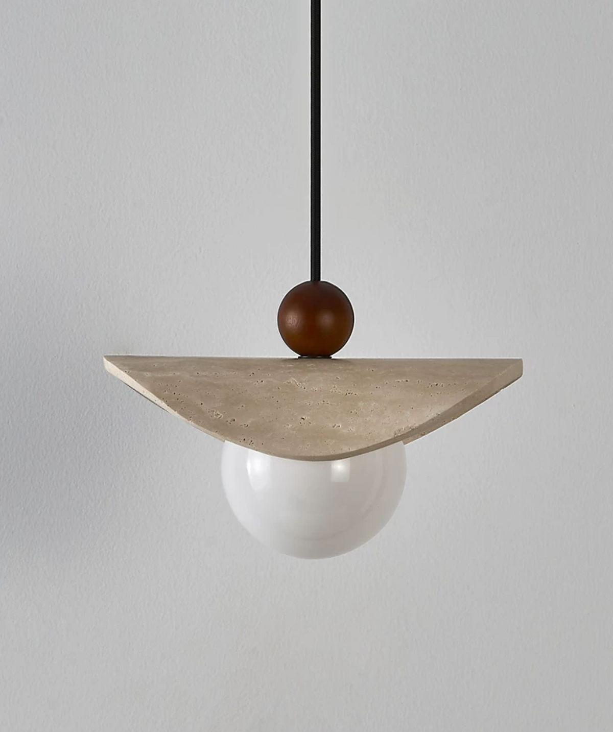 Jorwick Travertine Bead Pendant Lamp
