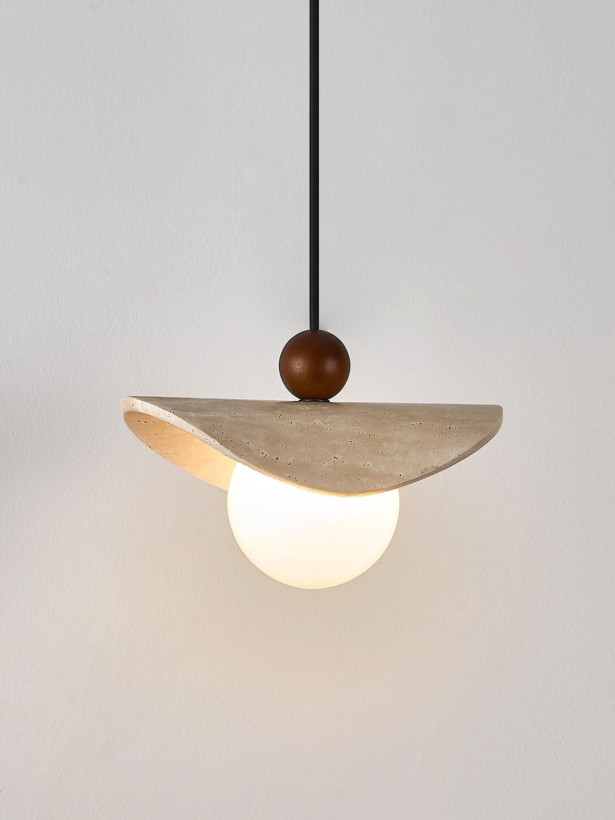 Jorwick Travertine Bead Pendant Lamp