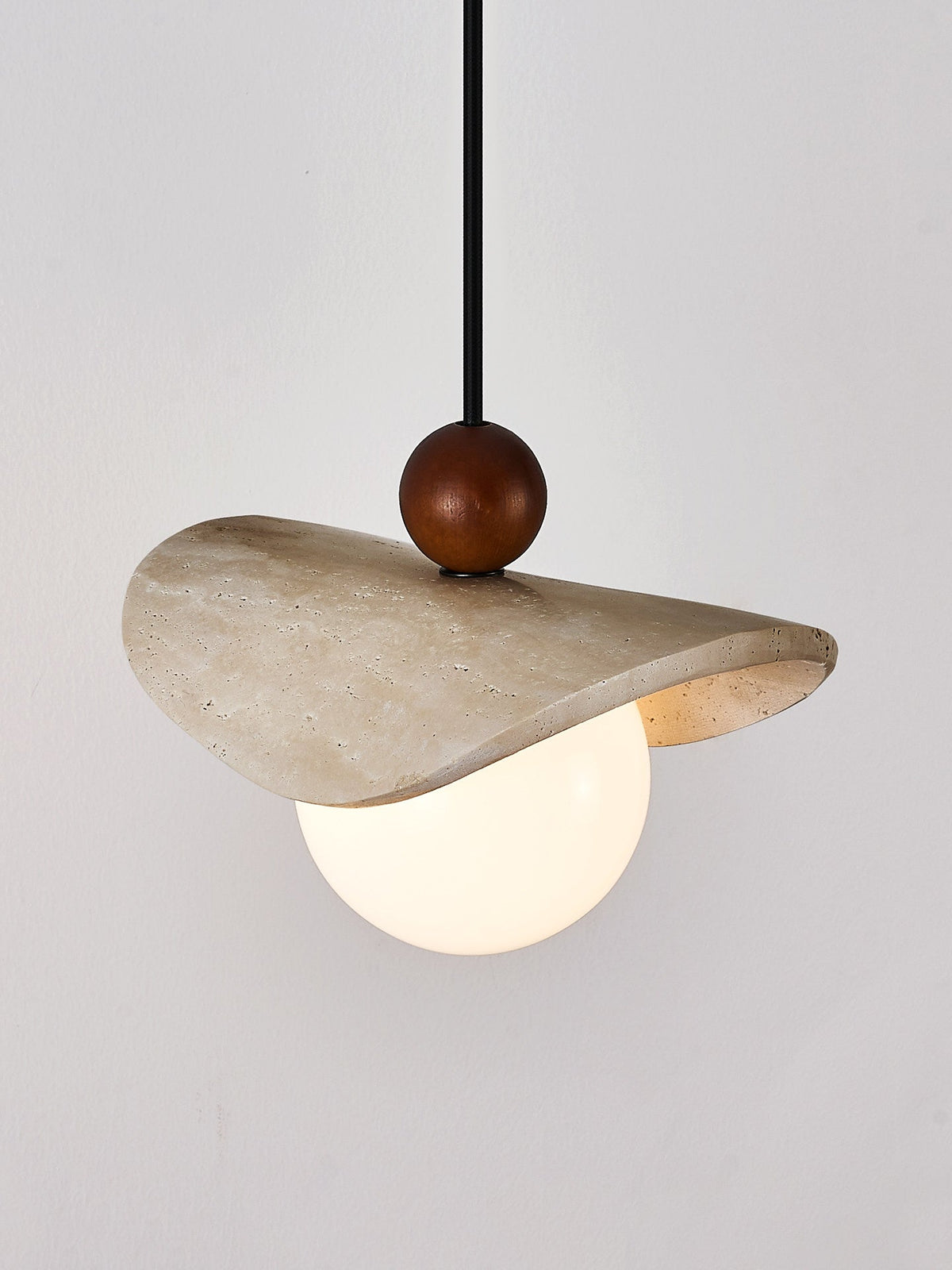 Jorwick Travertine Bead Pendant Lamp