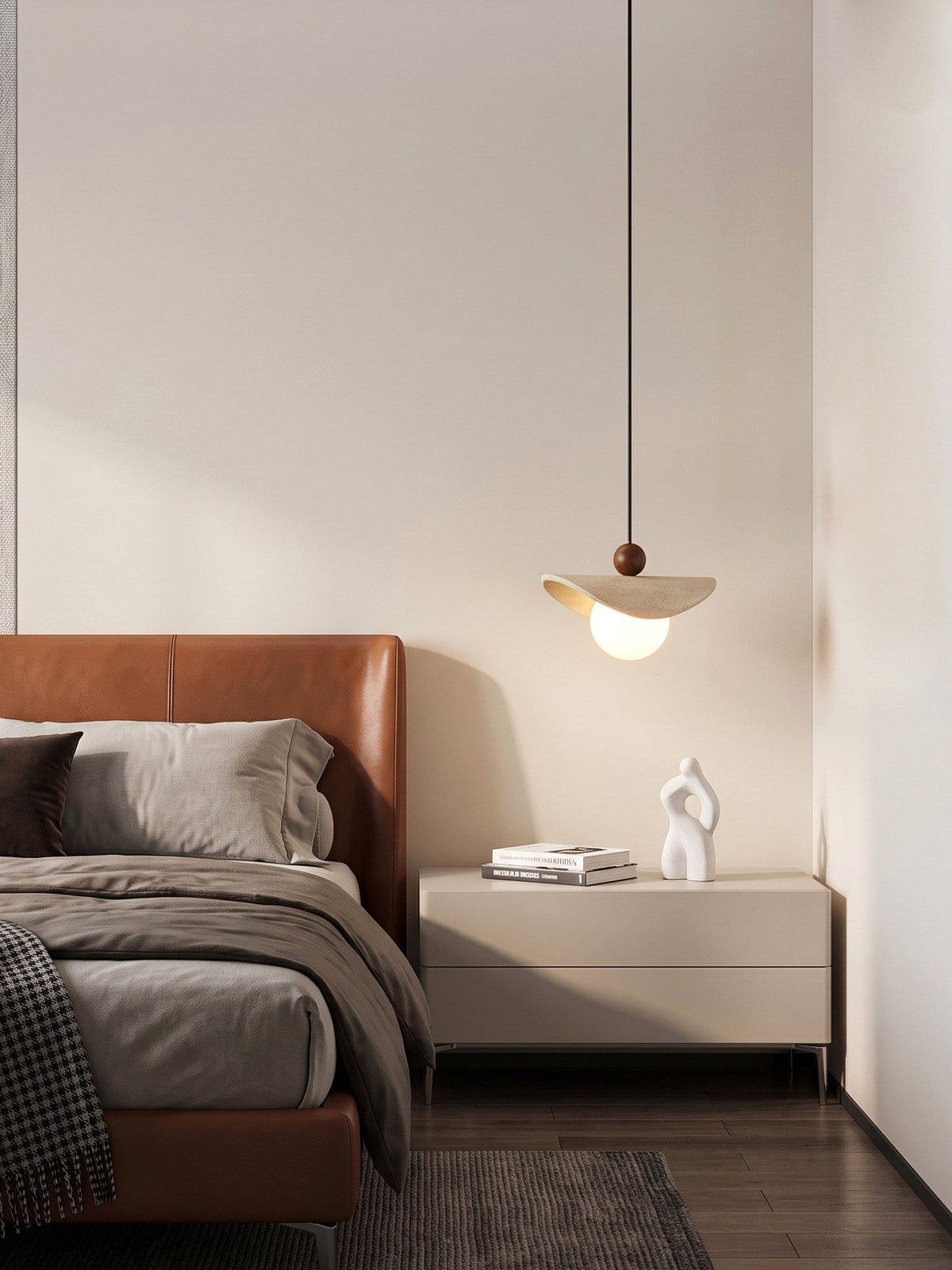 Jorwick Travertine Bead Pendant Lamp