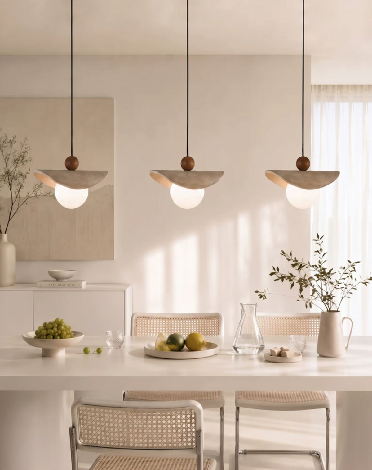 Jorwick Travertine Bead Pendant Lamp