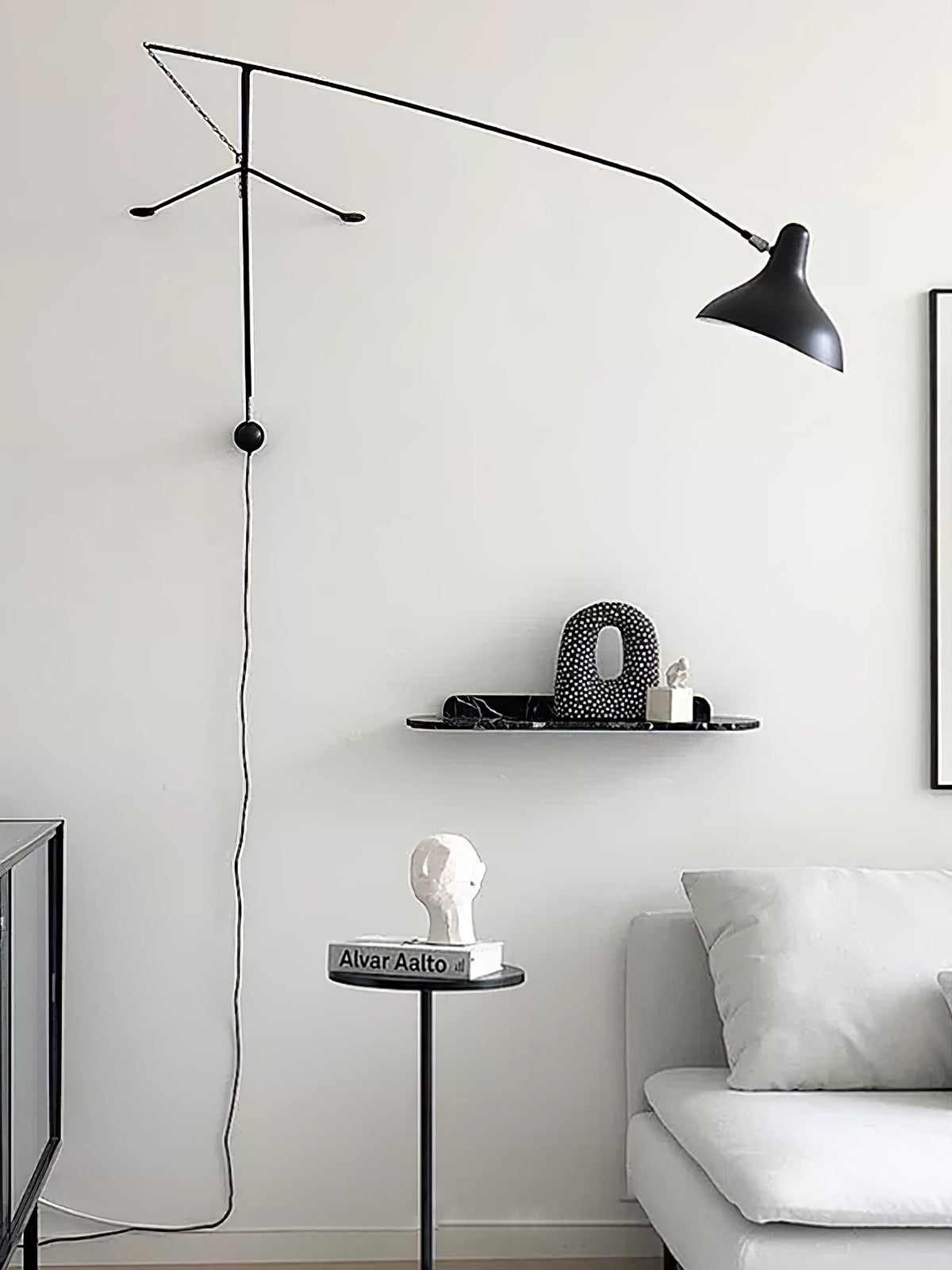 Ivsolarae Modern Minimalist Arm Wall Lamp