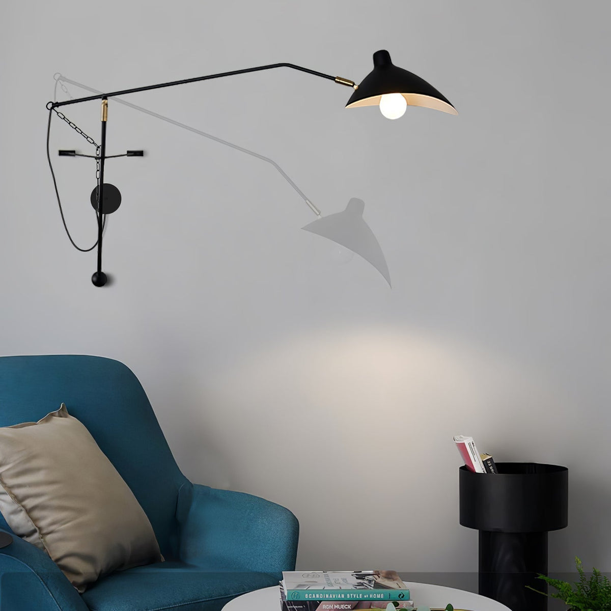 Ivsolarae Modern Minimalist Arm Wall Lamp