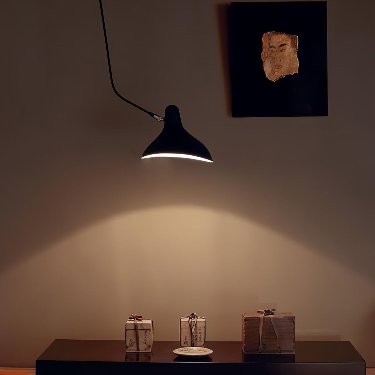 Ivsolarae Modern Minimalist Arm Wall Lamp