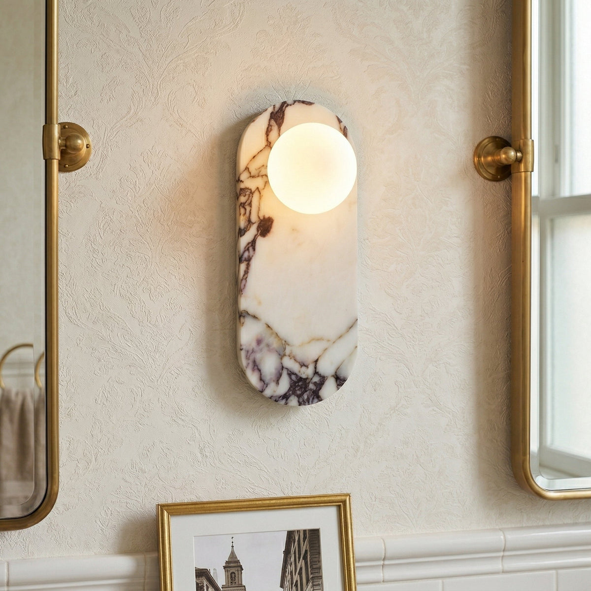 Enima Marble Indoor Wall Light