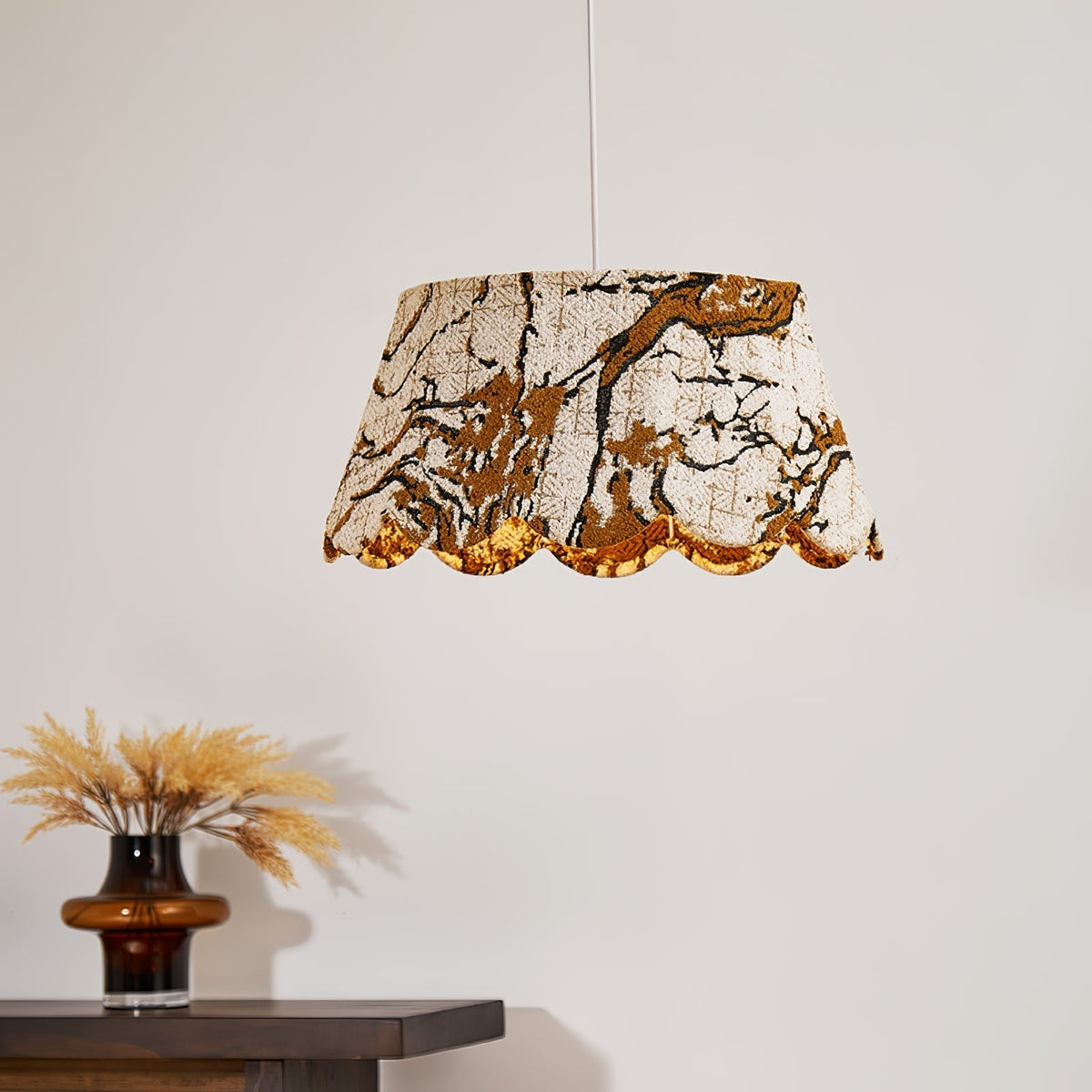 Vavenia Creativity Scallop Fabric Pendant Light