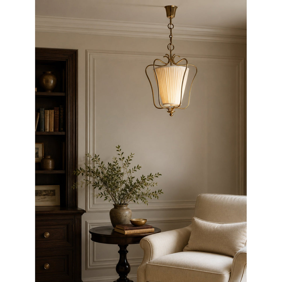 Queensbury Glass Lantern Pendant Light