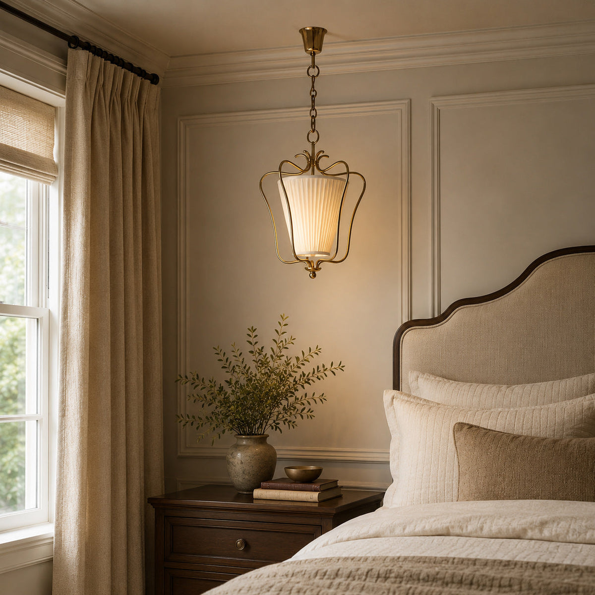 Queensbury Glass Lantern Pendant Light