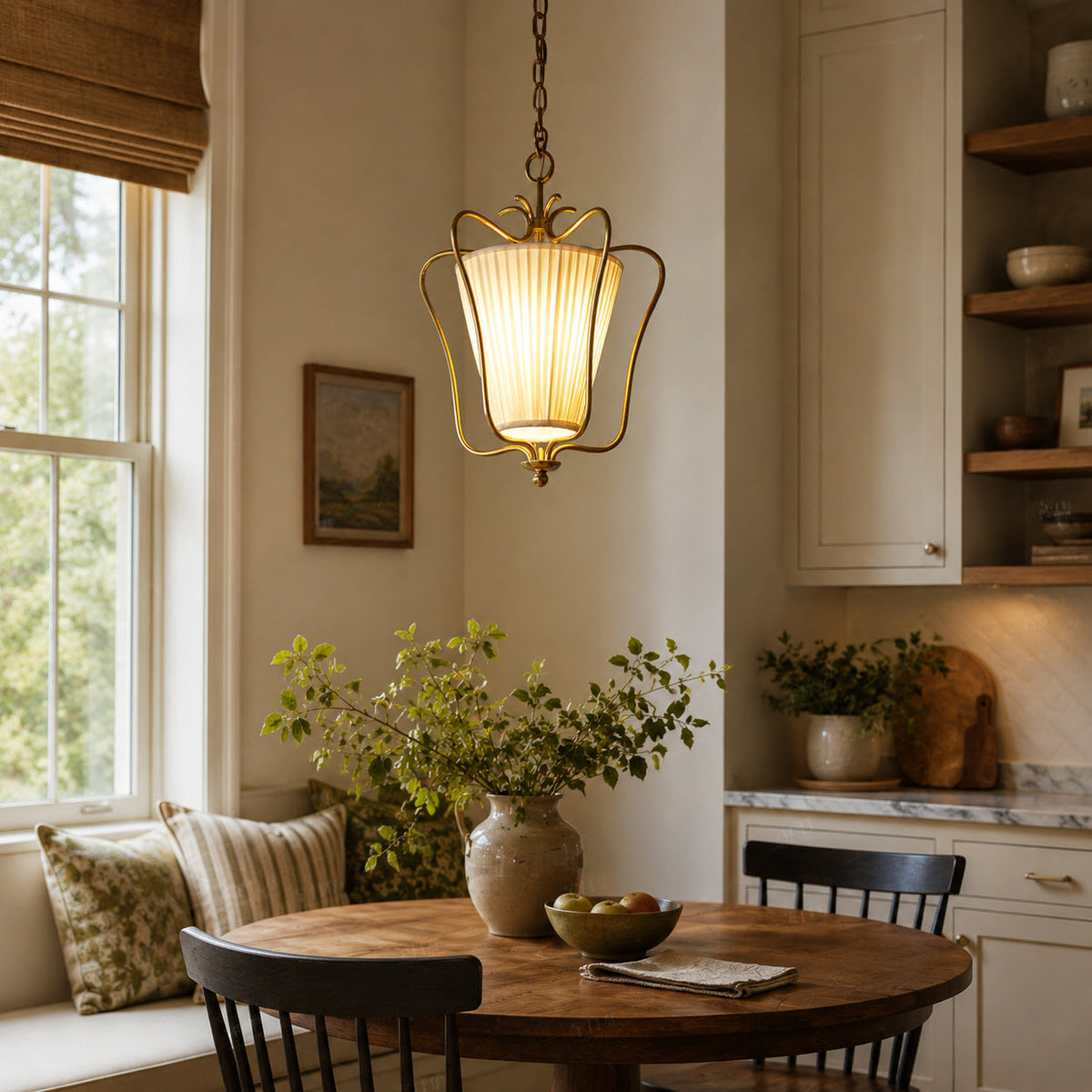 Queensbury Glass Lantern Pendant Light