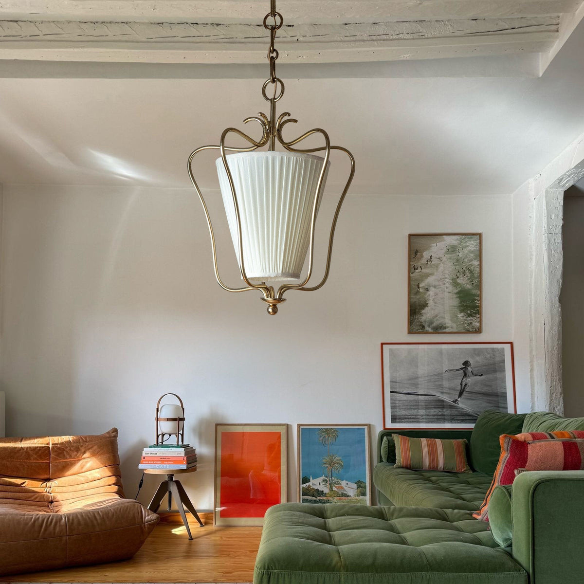 Queensbury Glass Lantern Pendant Light