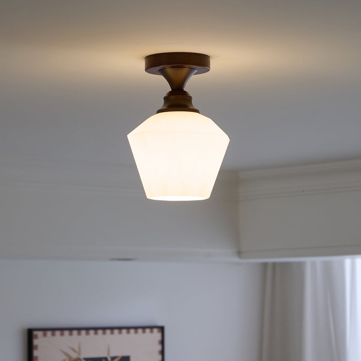 Alveneth Premium Nordic Art Glass Ceiling Lamp